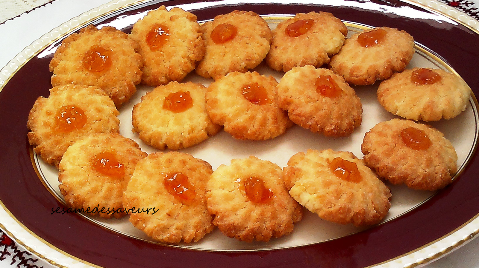 Ghriba sablée coco citron