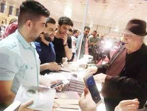 فعاليات معرض بغداد الدولي للكتاب تتواصل واسيني الأعراج يعود إلى العراق بـ «ليالي إزيس كوبيا»