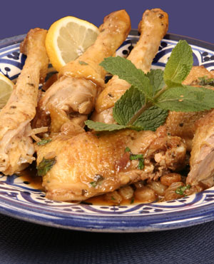 Poulet M'qualli au citron