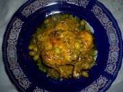 Poulet aux olives et citron confit