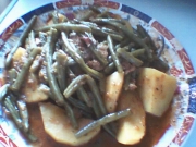 Tajine de veau aux haricots verts