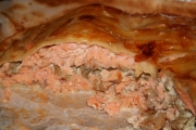 Tourte de saumon frais