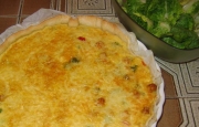 Quiche au poulet et aux poivrons