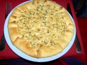 Tarte aux petits pois