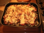 Gratin de viande aux aubergines