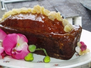 Cake au chocolat et au gingembre