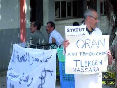 Le «Oui mais'» des Oranais                                    Ils approuvent la protestation des personnels hospitaliers mais ne comprennent pas leur désengagement