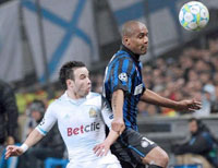 Ligue des champions/ Inter Milan - Marseille                                    Les Intéristes ne veulent pas mourir