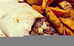 Tacos & frites de patates douces