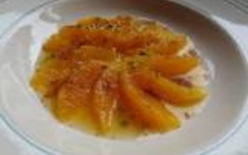 salade d'orange à la marocaine