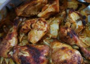 دجاج وبطاطا بالفرن 🐔