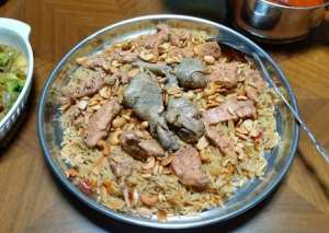 الكبسة بالدجاج