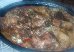 مندي الدجاج في الفرن