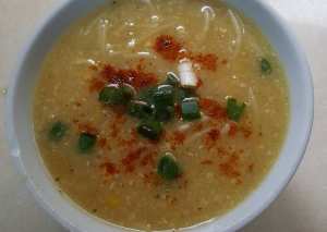 شوربة الذره بالدجاج