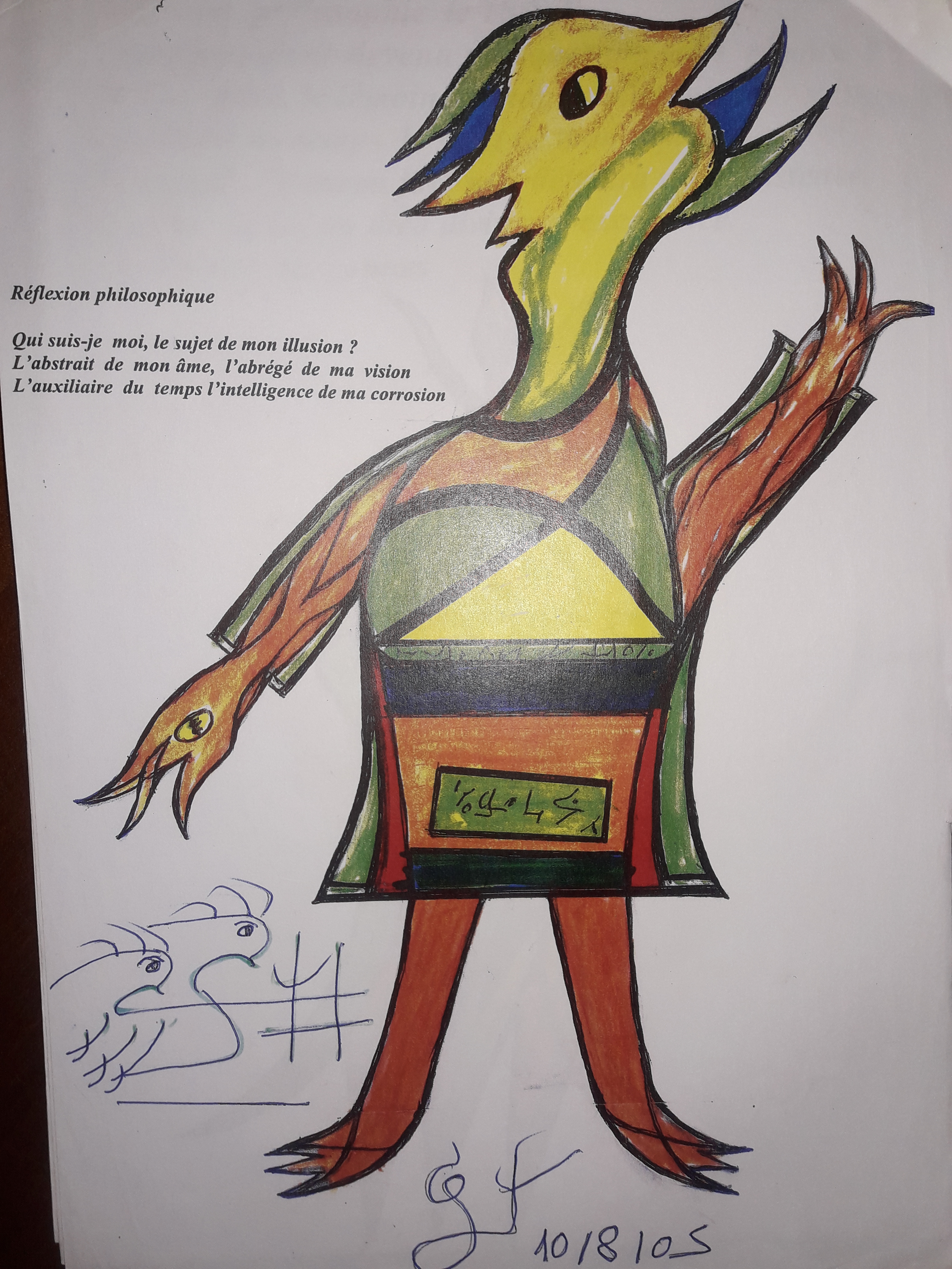 Pourquoi je cour ver l’instant qui m’attend,