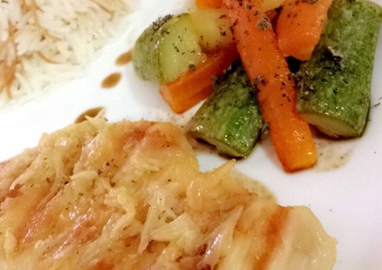 الدجاج المطفى بالثوم والليمون