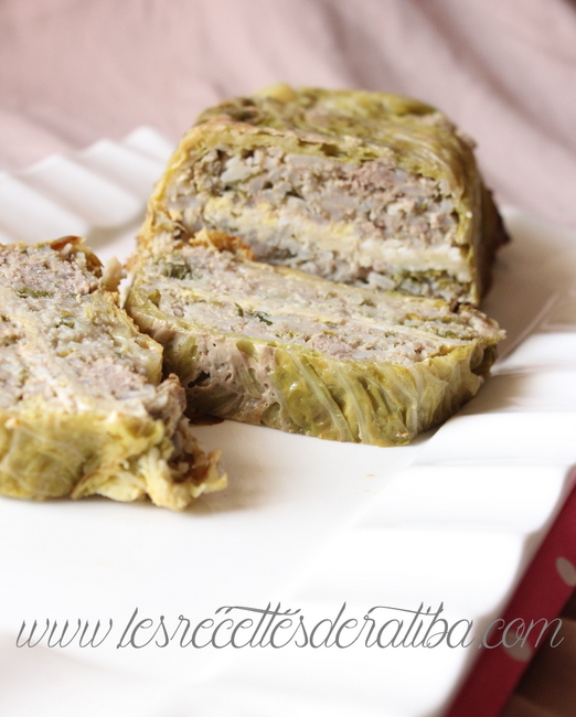 Chou farcis à la viande hachée au four