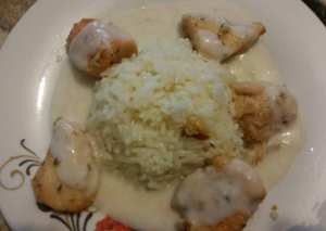 Poulet au citron دجاج مع صوص الليمون