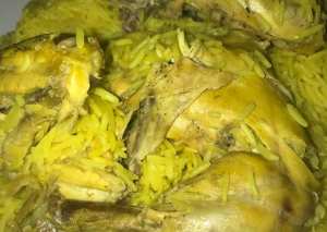 رز اصفر بالدجاج