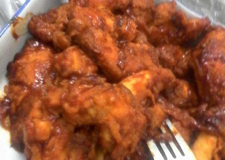 صدور الدجاج بالصويا والكاتشب