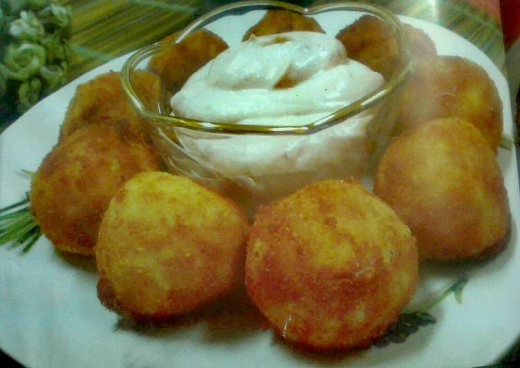 كفتة الدجاج بالقشطة