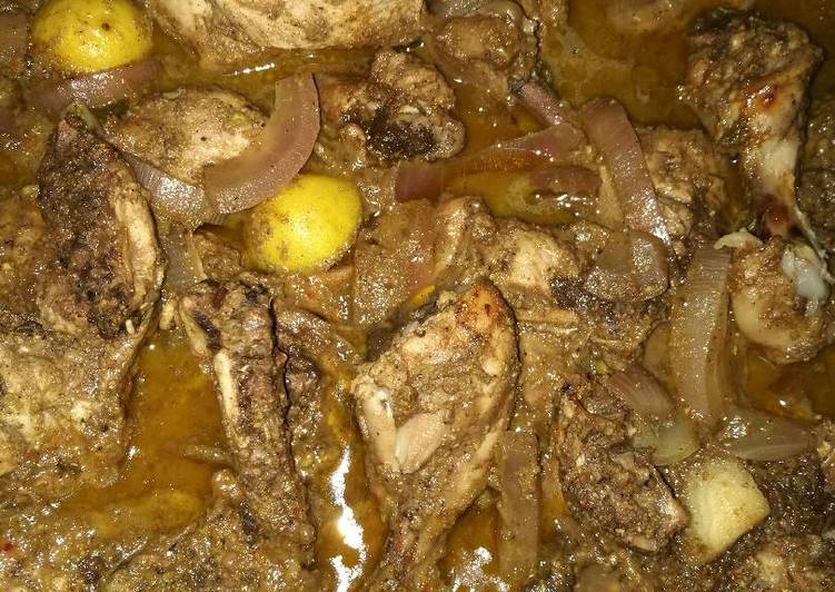 دجاج بالخردل ودبس الرمان