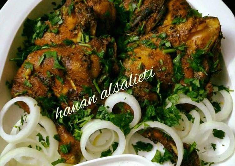 دجاج مشوي بالفرن