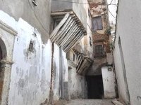 Casbah : effondrement d'un pan de la muraille de la citadelle d'Alger (office)