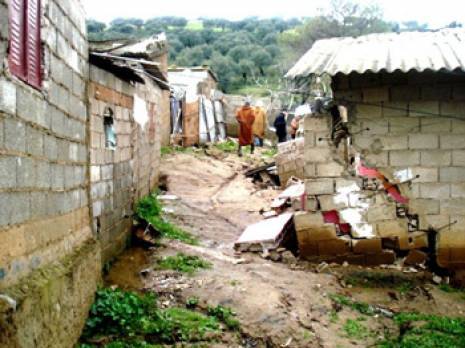 18 familles s'abritent dans une école                                    Intempéries à El Harrouch (Skikda)
