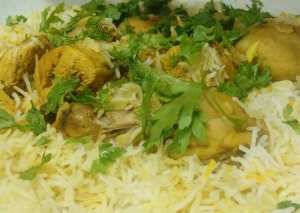 برياني الدجاج بالتفصيل