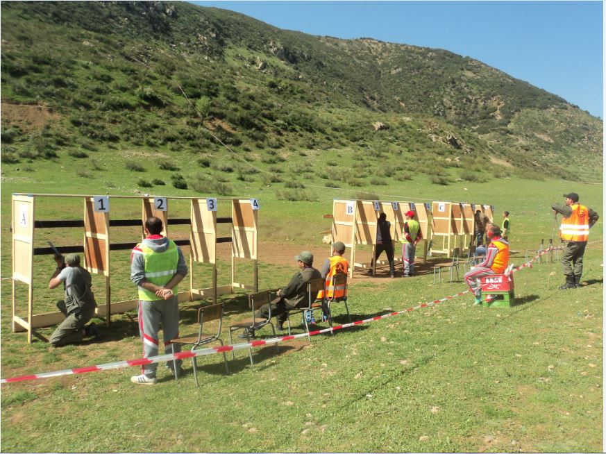 Draa Kébila, ouverture de la 3e édition du tir au fusil de chasse.