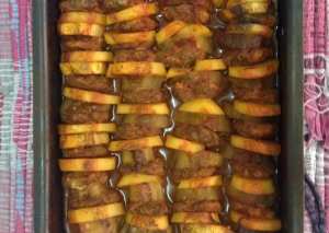 كفته الدجاج بالبندوره