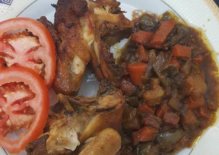 فراخ بالكراميل