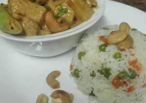 دجاج بالكاري و الزبادي