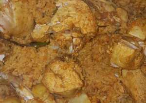 كبسة دجاج حمرا