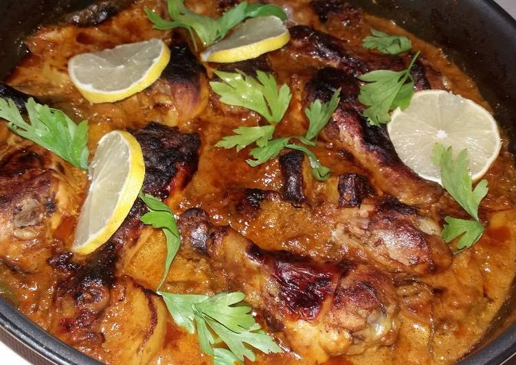 دجاج وبطاطس بالفرن بالتتبيلة الخاصة👌❤