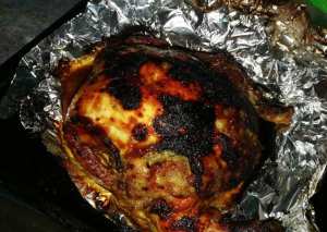 دجاج محشي ومشوي