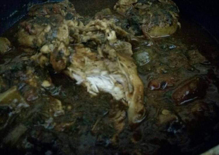 ايدام الدجاج مع الرز الأبيض❤