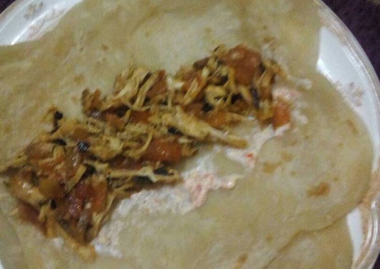 دجاج منتف شاورما