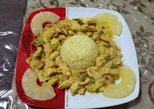 دجاج بالأناناس