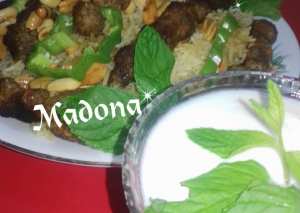 كباب الدجاج المشوي بالفرن مع الارز