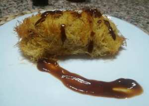 كنافه باصابع الدجاج