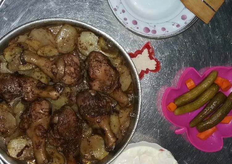 بطاطا بالفروج