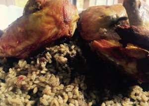 خلطه الرز بقوانص وكبده الدجاج