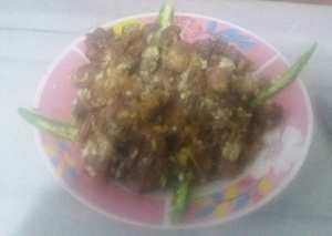 قوانص الدجاج بالبيض