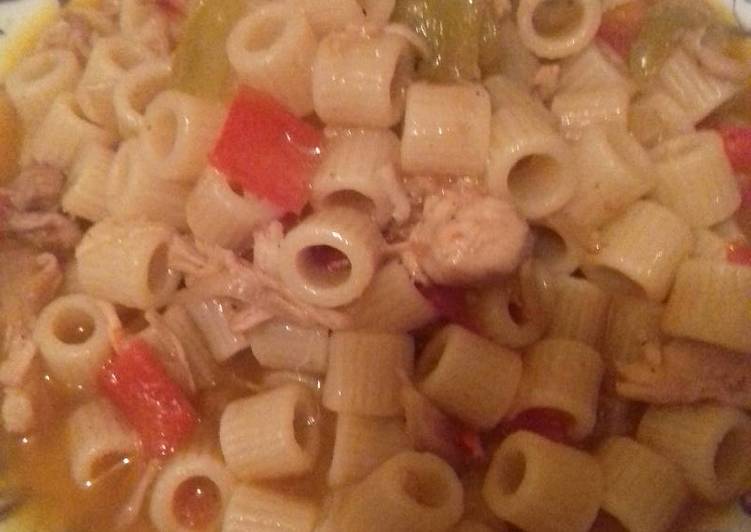 مكرونة بالفراخ