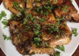 فراخ بالزبادي والكسبره