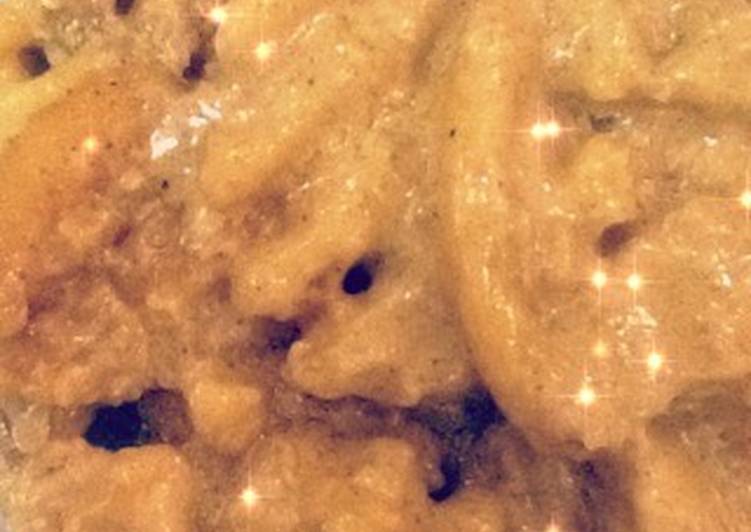 صينية الكرسبي بالدجاج والكريمة