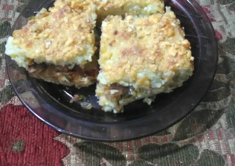 بطاطس مهروسه بالفراخ