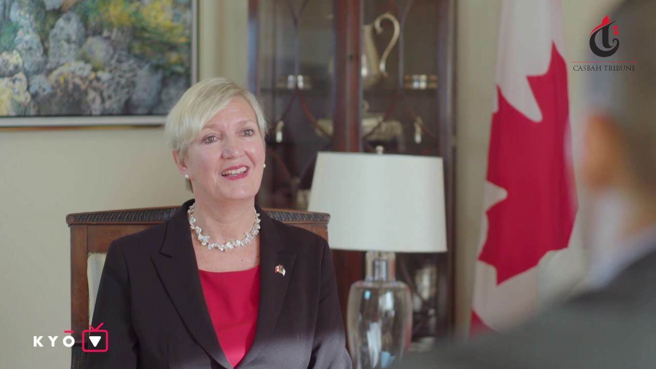 Louh s'entretient avec l'ambassadrice du Canada en Algérie